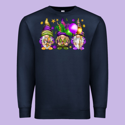 Mardi Gras Gnomies With Elements Premium Sweatshirt Designed By Howdyjamesfarm