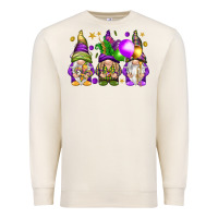 Sandshell Mardi Gras gnomies with elements Premium Sweatshirt - HowdyJamesFarm