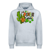 Heather Grey un pinch able St. Patrick's Urban Hoodie - FaDigitalArtStudio