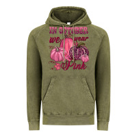 Vintage Olive In october we wear pink Vintage Hoodie - NancyCooperArtShop