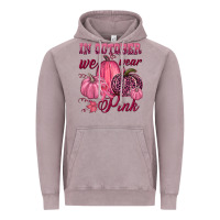 Vintage Zinc In october we wear pink Vintage Hoodie - NancyCooperArtShop