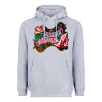 Heather Grey Desert dreamer Cowgirl boots hat Heavyweight Hoodie - HowdyJamesFarm