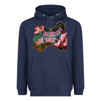Navy Desert dreamer Cowgirl boots hat Heavyweight Hoodie - HowdyJamesFarm