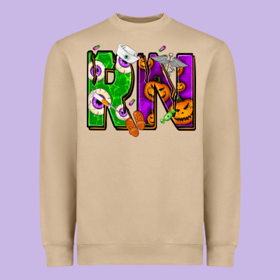 Halloween Rn Heavyweight Sweatshirt Designed By Nancycooperartshop