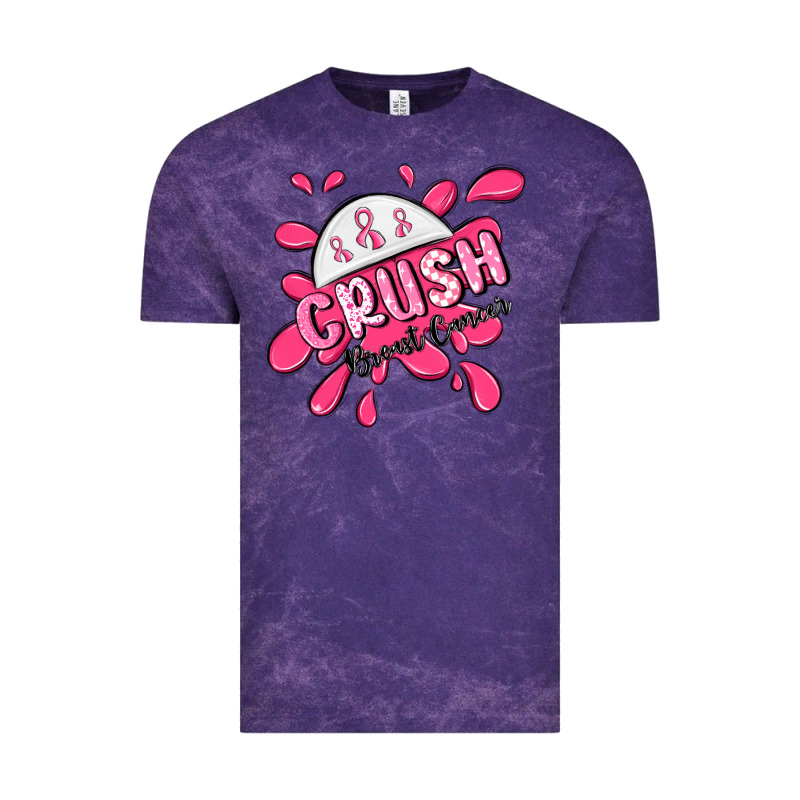 Crush Breast Cancer Vintage Tee by MaliasSmallBusiness | Teevron