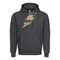 Smoke Yellow Aztec Patterned Lightning Zipper Hoodie - Bettercallsaul