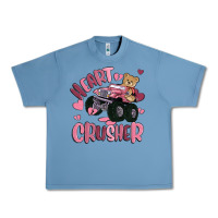 Pebble Blue heart crusher Urban Heavy Tee - MaliasSmallBusiness