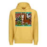 Antique Gold hereford cactus tumbler Premium Hoodie - JahusDesignShop