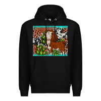 Black hereford cactus tumbler Premium Hoodie - JahusDesignShop