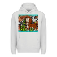 Dove Grey hereford cactus tumbler Premium Hoodie - JahusDesignShop