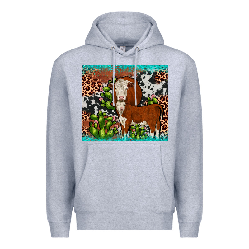 Hereford Cactus Tumbler Premium Hoodie by JahusDesignShop | Teevron