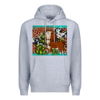 Heather Grey hereford cactus tumbler Premium Hoodie - JahusDesignShop