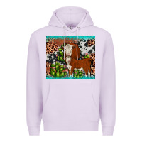 Lilac hereford cactus tumbler Premium Hoodie - JahusDesignShop