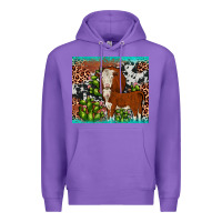 Purple hereford cactus tumbler Premium Hoodie - JahusDesignShop