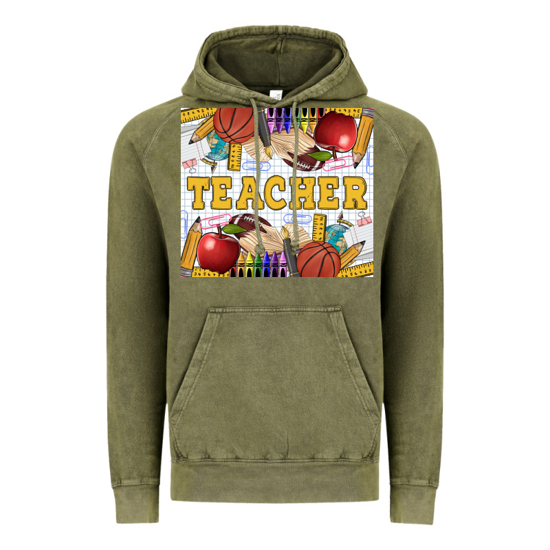 Teacher Equipment Vintage Hoodie by LillyAllenDesigns | Teevron