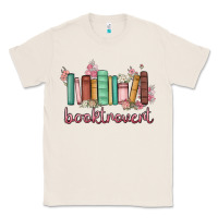 Natural booktrovert Classic Tee - MaliasSmallBusiness