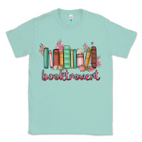 Seafoam booktrovert Classic Tee - MaliasSmallBusiness