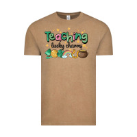 Vintage Coffee teaching lucky charm Vintage Tee - MaliasSmallBusiness