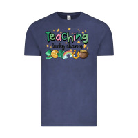 Vintage Denim teaching lucky charm Vintage Tee - MaliasSmallBusiness