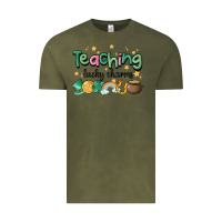 Vintage Olive teaching lucky charm Vintage Tee - MaliasSmallBusiness