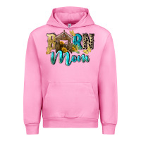 Fuchsia Pink Barn mom Mother's Day Urban Hoodie - FaDigitalArtStudio