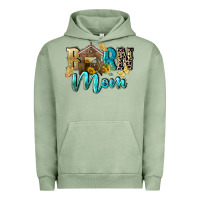 Pigment Oil Green Barn mom Mother's Day Urban Hoodie - FaDigitalArtStudio