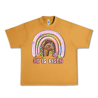 Peanut Butter he is risen easter rainbow Urban Heavy Tee - MaliasSmallBusiness