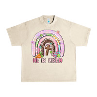 Sandshell he is risen easter rainbow Urban Heavy Tee - MaliasSmallBusiness