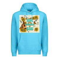 Ocean Blue i will sing of the goodness of god Premium Hoodie - TumblerDesignByShophia