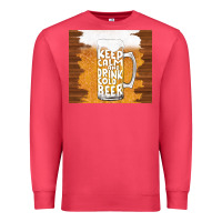 Cardinal keep calm and drink cold beer Premium Sweatshirt - TumblerDesignByShophia