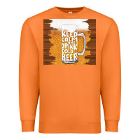 Carrot keep calm and drink cold beer Premium Sweatshirt - TumblerDesignByShophia