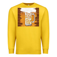 Lemon keep calm and drink cold beer Premium Sweatshirt - TumblerDesignByShophia
