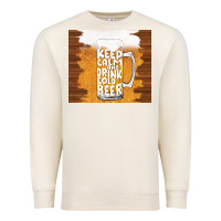 Sandshell keep calm and drink cold beer Premium Sweatshirt - TumblerDesignByShophia