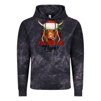 Cloud Black you serious clark highland cow Vintage Hoodie - Jasminsmagicworld