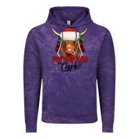 Cloud Purple you serious clark highland cow Vintage Hoodie - Jasminsmagicworld