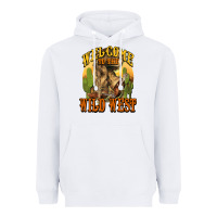 White Welcome to the wild west Cowboy boots Heavyweight Hoodie - HowdyJamesFarm