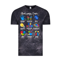 Cloud Black god says i am autism Vintage Tee - JahusDesignShop