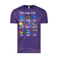 Cloud Purple god says i am autism Vintage Tee - JahusDesignShop