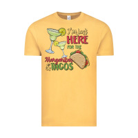 I'm Here For The Margaritas And Tacos Vintage Tee | Teevron