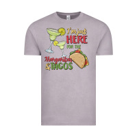 Vintage Zinc i'm here for the margaritas and tacos Vintage Tee - MaliasSmallBusiness