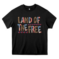 Black land of the free Heavy Core Tee - RacoonDesign