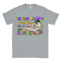 Heather Grey throw me something mister mardi gras duck Classic Tee - MaliasSmallBusiness