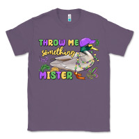 Lavender throw me something mister mardi gras duck Classic Tee - MaliasSmallBusiness
