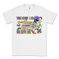 White throw me something mister mardi gras duck Classic Tee - MaliasSmallBusiness