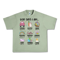 Oil Green christian easter Urban Heavy Tee - MaliasSmallBusiness