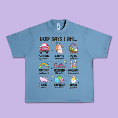 Christian Easter Urban Heavy Tee Designed By Maliassmallbusiness