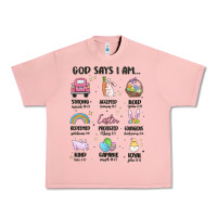 Salmon christian easter Urban Heavy Tee - MaliasSmallBusiness