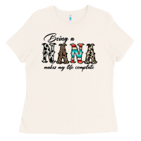 Bone being nana makes my life complate Ladies Tee - CowhideDigitalArt