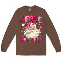 Chestnut peace on earth Long Sleeve Tee - MaliasSmallBusiness