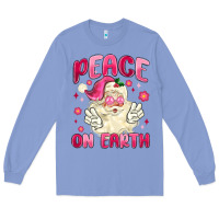 Colony Blue peace on earth Long Sleeve Tee - MaliasSmallBusiness